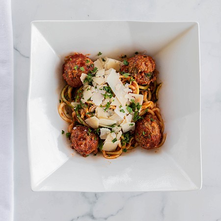 Turkey Meatball Zoodles Image